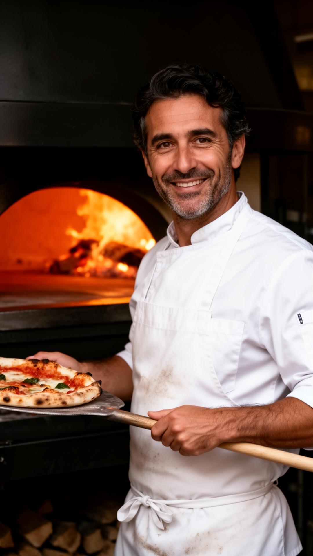 Biagio, titolare della Pizzeria Pulcinella